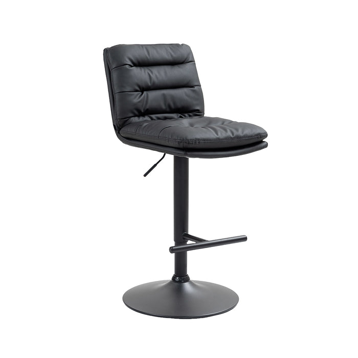 Barhocker Debica . Kunstleder schwarz . schwarz