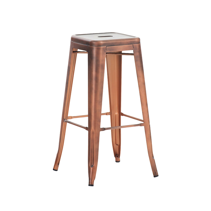Barhocker Jupiter . Kupfer . 76H