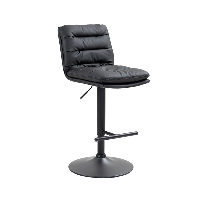 Barhocker Debica . Kunstleder schwarz . schwarz