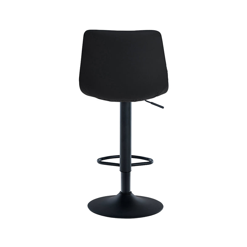 Barhocker Jork . Kunstleder schwarz . schwarz