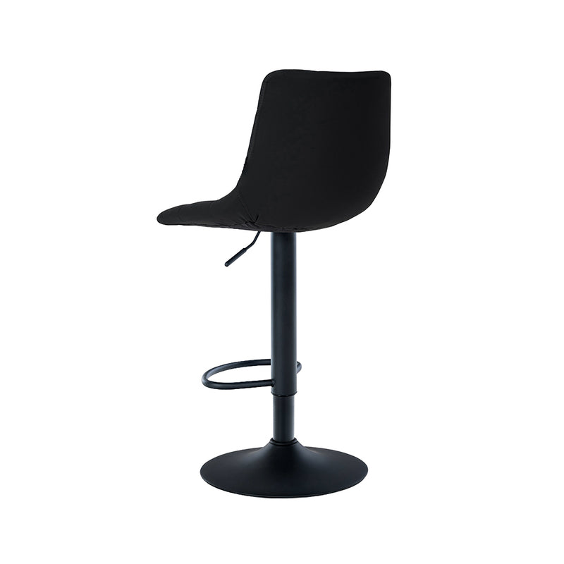 Barhocker Jork . Kunstleder schwarz . schwarz