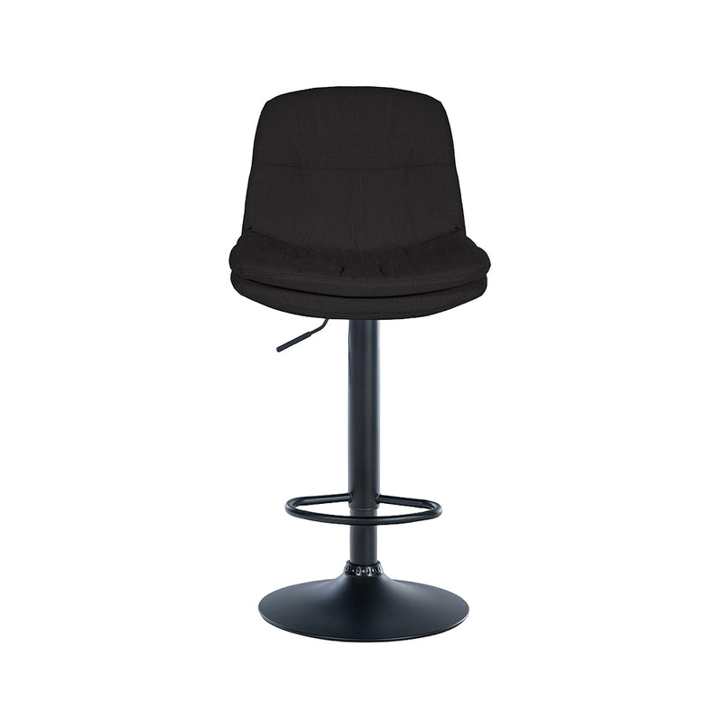 Barhocker Lille . Stoff schwarz . schwarz