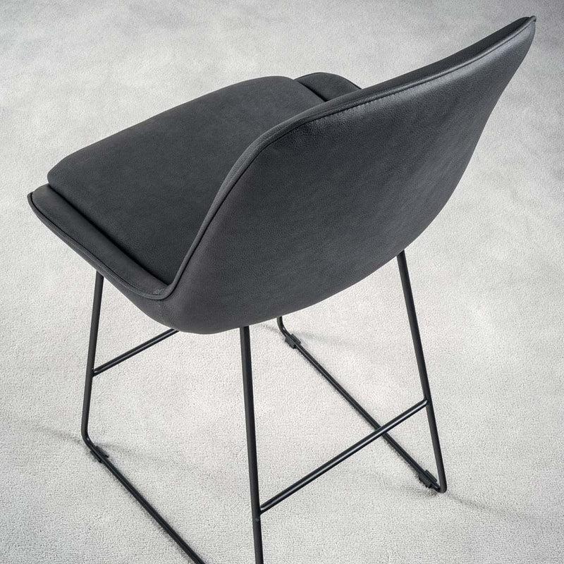 Barhocker Neapel . Kufengestell . 65H