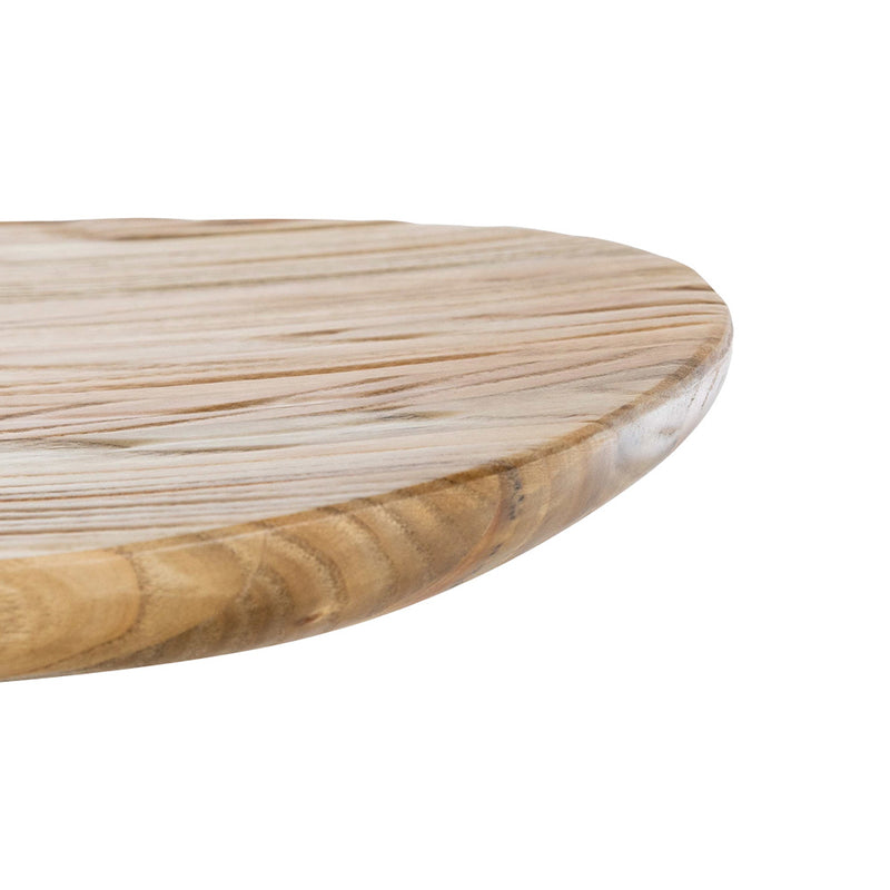 Barhocker Serri . Holz Natur . schwarz