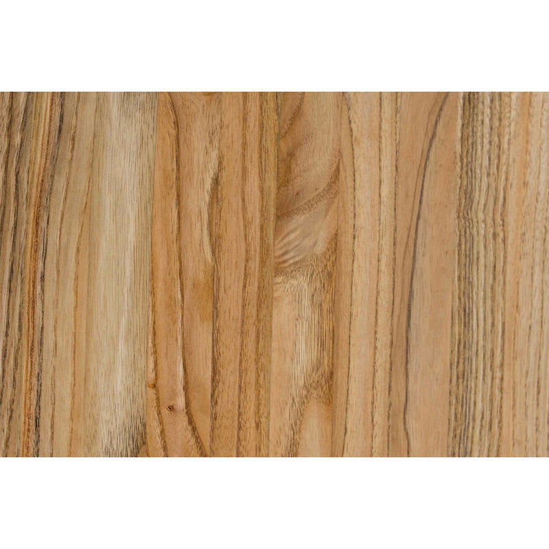 Barhocker Serri . Holz Natur . schwarz