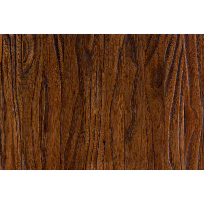 Barhocker Serri . Holz Walnuss . schwarz