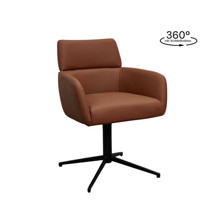 Stuhl . Miami . dunkelbraun