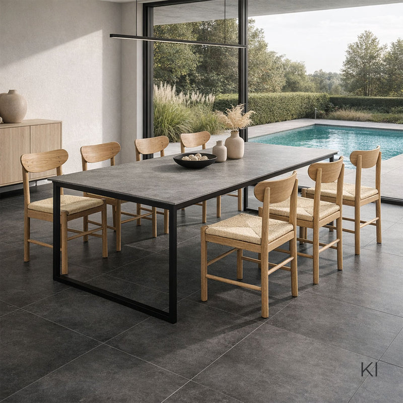 Stuhl . Mora . Naturöl beige