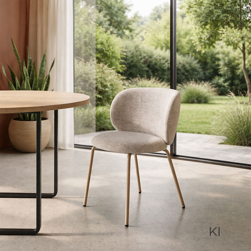 Stuhl . Norman . beige . beige