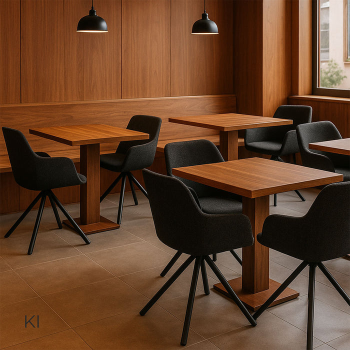 Stuhl . Tübingen . Stoff . schwarz